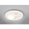 Illuminazione Trio Leuchten Pebble Plafoniera LED Bianco, 1-Luce, Telecomando