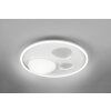 Illuminazione Trio Leuchten Pebble Plafoniera LED Bianco, 1-Luce, Telecomando