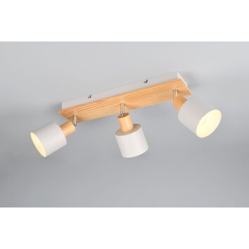 Illuminazione Trio Leuchten Shanti Faretto da soffitto Grigio, 3-Luci