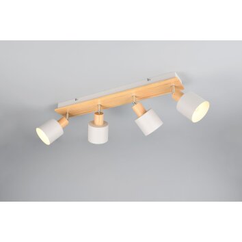 Illuminazione Trio Leuchten Shanti Faretto da soffitto Grigio, 4-Luci