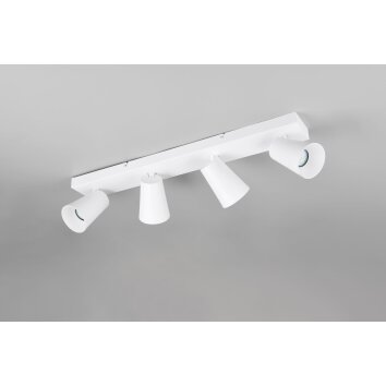 Illuminazione Trio Leuchten Sharp Faretto da soffitto Bianco, 4-Luci