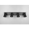 Illuminazione Trio Leuchten Sharp Faretto da soffitto Nero, 4-Luci