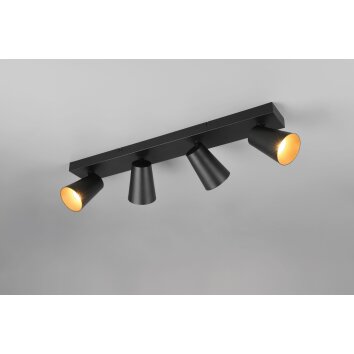 Illuminazione Trio Leuchten Sharp Faretto da soffitto Nero, 4-Luci