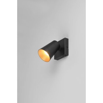 Illuminazione Trio Leuchten Sharp Faretto da soffitto Nero, 1-Luce