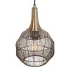 Illuminazione Trio Leuchten SORAYA Lampada a sospensione Ottone antico, 1-Luce