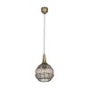 Illuminazione Trio Leuchten SORAYA Lampada a sospensione Ottone antico, 1-Luce