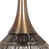 Illuminazione Trio Leuchten SORAYA Lampada a sospensione Ottone antico, 1-Luce