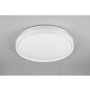 Illuminazione Reality Spacy Plafoniera LED Bianco, 1-Luce, Telecomando