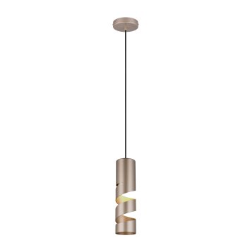 Illuminazione Trio Leuchten Stream Lampada a sospensione Marrone, 1-Luce