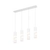 Illuminazione Trio Leuchten Stream Lampada a sospensione Bianco, 4-Luci