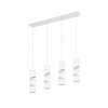 Illuminazione Trio Leuchten Stream Lampada a sospensione Bianco, 4-Luci