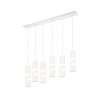 Illuminazione Trio Leuchten Stream Lampada a sospensione Bianco, 6-Luci