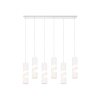 Illuminazione Trio Leuchten Stream Lampada a sospensione Bianco, 6-Luci