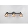 Illuminazione Trio Leuchten Tarifa Faretto da soffitto Nero, 3-Luci