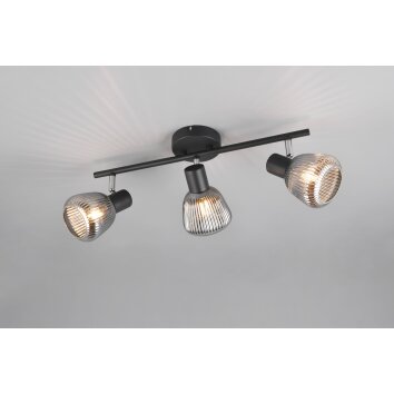 Illuminazione Trio Leuchten Tarifa Faretto da soffitto Nero, 3-Luci