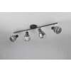 Illuminazione Trio Leuchten Tarifa Faretto da soffitto Nero, 4-Luci