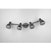 Illuminazione Trio Leuchten Tarifa Faretto da soffitto Nero, 4-Luci