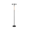 Illuminazione Trio Leuchten Celeste Lampada da terra LED Marrone, 1-Luce