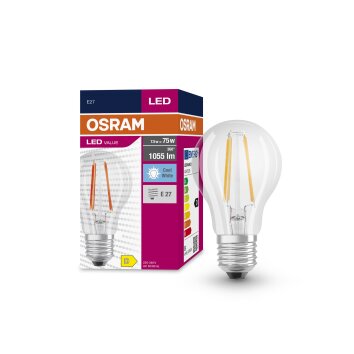 Illuminazione Osram E27 7.5 Watt Bianco neutro 1055 Lumen