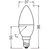 Illuminazione Osram E14 3.3 Watt Bianco neutro 250 Lumen