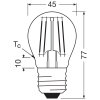 Illuminazione Osram E27 1.2 Watt Bianco caldo 255 Lumen