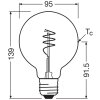 Illuminazione Osram E27 3.4 Watt Bianco caldo 470 Lumen