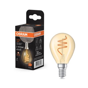 Illuminazione Osram E14 4.9 Watt Bianco caldo 470 Lumen