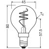 Illuminazione Osram E14 4.6 Watt Bianco caldo dimmerabile 470 Lumen