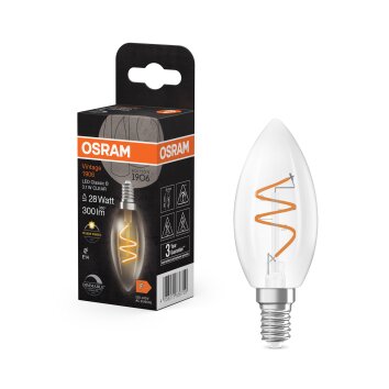 Illuminazione Osram E14 3.1 Watt Bianco caldo dimmerabile 300 Lumen