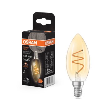 Illuminazione Osram E14 3.5 Watt Bianco caldo dimmerabile 300 Lumen