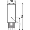 Illuminazione Osram G9 4.9 Watt Bianco caldo 806 Lumen