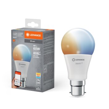 Illuminazione Ledvance B22d 9 Watt Bianco caldo dimmerabile 806 Lumen