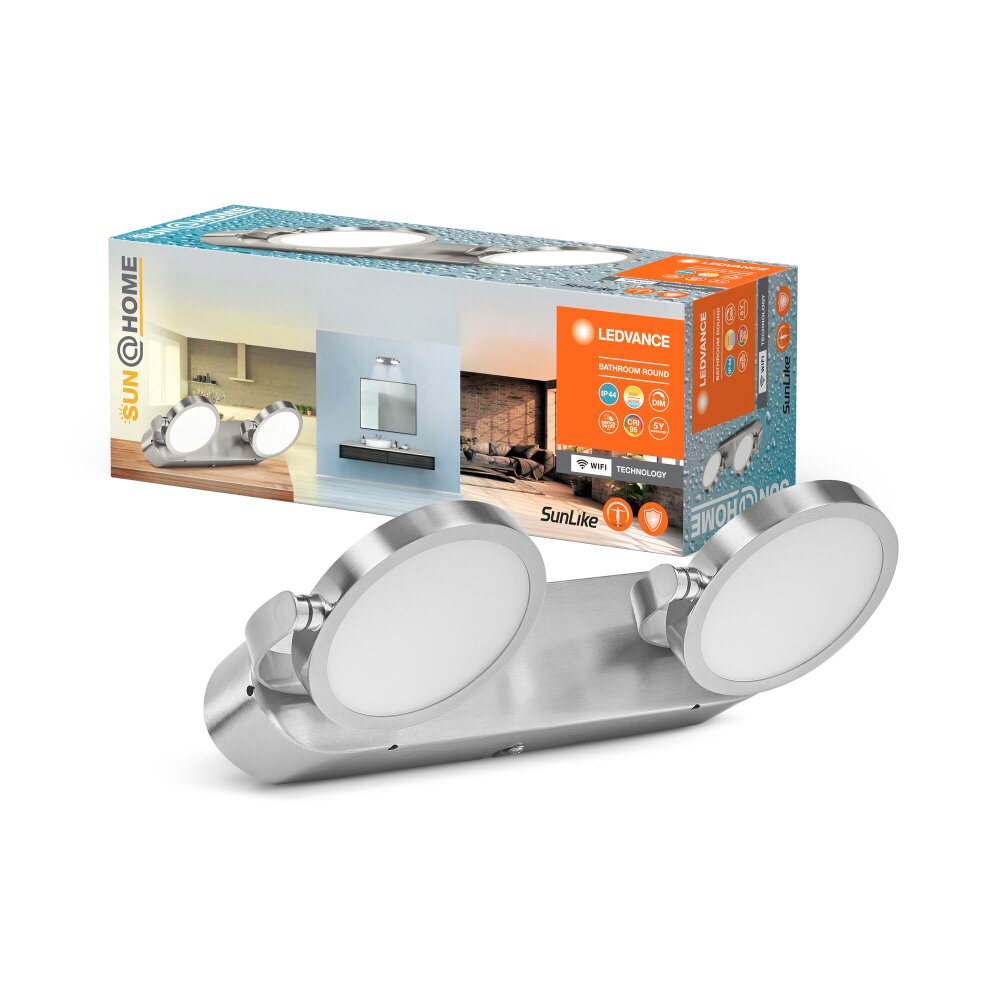 Illuminazione Ledvance SUNATHOME Applique LED Argento, 1-Luce main product photo