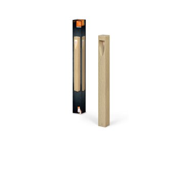 Illuminazione Ledvance WIF Illuminazione esterna LED Aspetto del legno, 1-Luce, Cambia colore