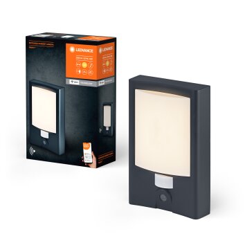 Illuminazione Ledvance WIF Lampada da parete per esterno LED Grigio, 1-Luce