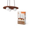 Illuminazione Ledvance DECOR Applique e plafoniera Marrone, 3-Luci