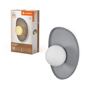 Illuminazione Ledvance DECOR Applique e plafoniera Grigio, 1-Luce