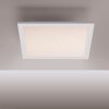 Leuchten-Direkt STARRYFLAT Plafoniera LED Bianco, 1-Luce, Telecomando