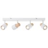 Illuminazione Brilliant Pini Faretto da soffitto Bianco, 4-Luci