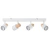 Illuminazione Brilliant Pini Faretto da soffitto Bianco, 4-Luci