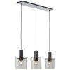 Illuminazione Brilliant Riffelini Lampada a sospensione Nero, 3-Luci