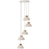 Illuminazione Brilliant Nalam Lampada a sospensione Beige, 5-Luci