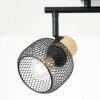 Illuminazione Brilliant Giada Faretto da soffitto Nero, 2-Luci