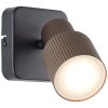 Illuminazione Brilliant Cadiz Faretto da parete LED Nero, 1-Luce