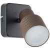 Illuminazione Brilliant Cadiz Faretto da parete LED Nero, 1-Luce