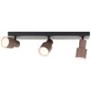 Illuminazione Brilliant Cadiz Faretto da soffitto LED Nero, 3-Luci