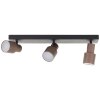 Illuminazione Brilliant Cadiz Faretto da soffitto LED Nero, 3-Luci