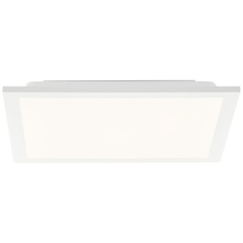 Illuminazione Brilliant Briston Plafoniera LED Bianco, 1-Luce, Telecomando