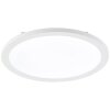 Illuminazione Brilliant Briston Plafoniera LED Bianco, 1-Luce, Telecomando