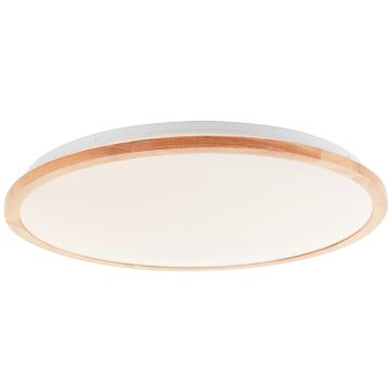 Illuminazione Brilliant Bario Plafoniera LED Bianco, 1-Luce, Telecomando